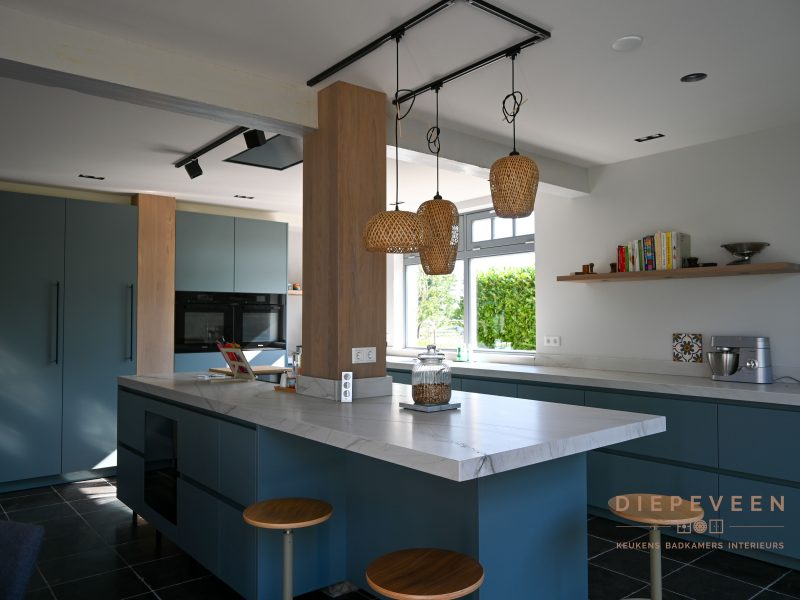 Blauwe leefkeuken, Leerdam