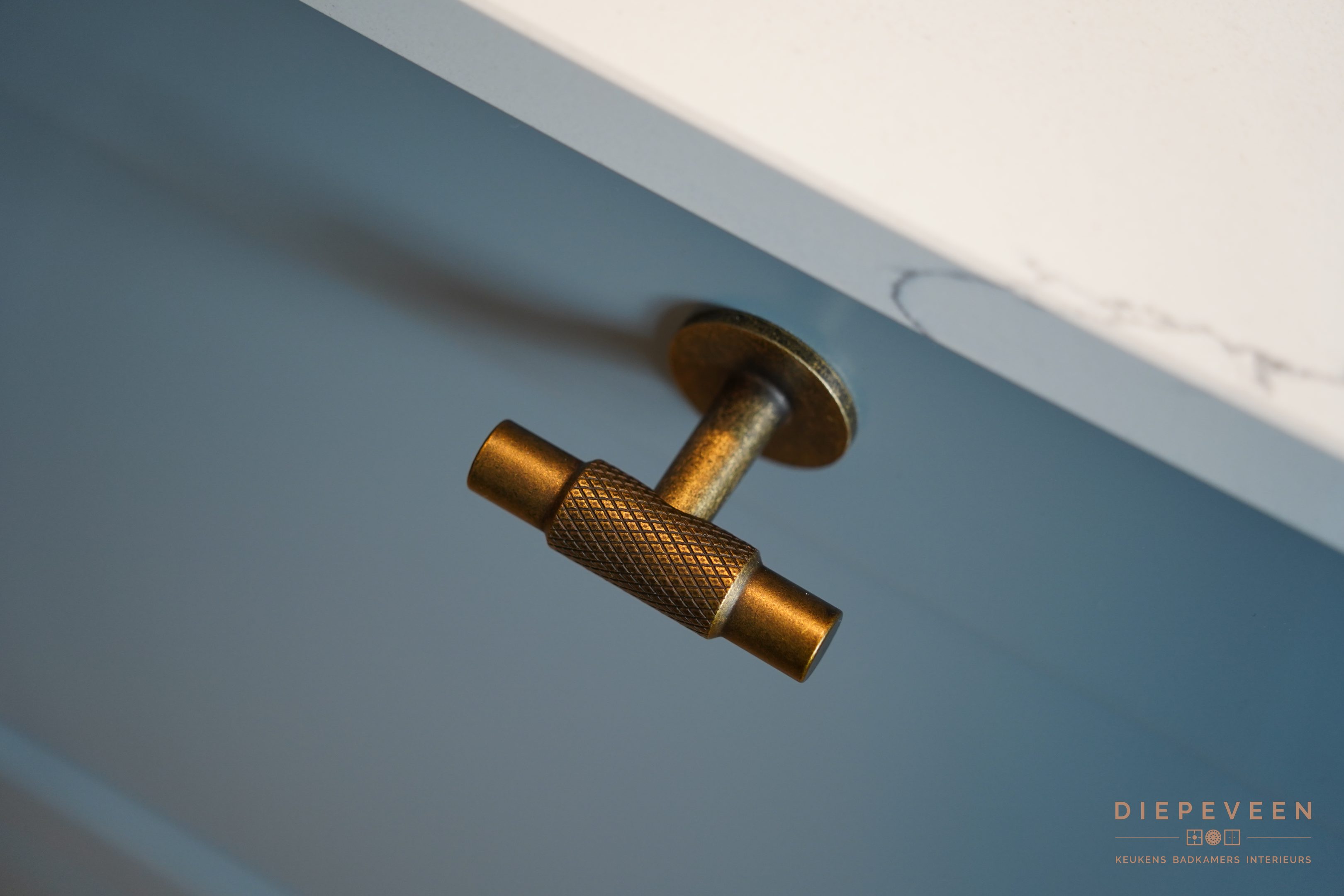 || Blauwe landelijke keuken, Hardinxveld-Giessendam ||