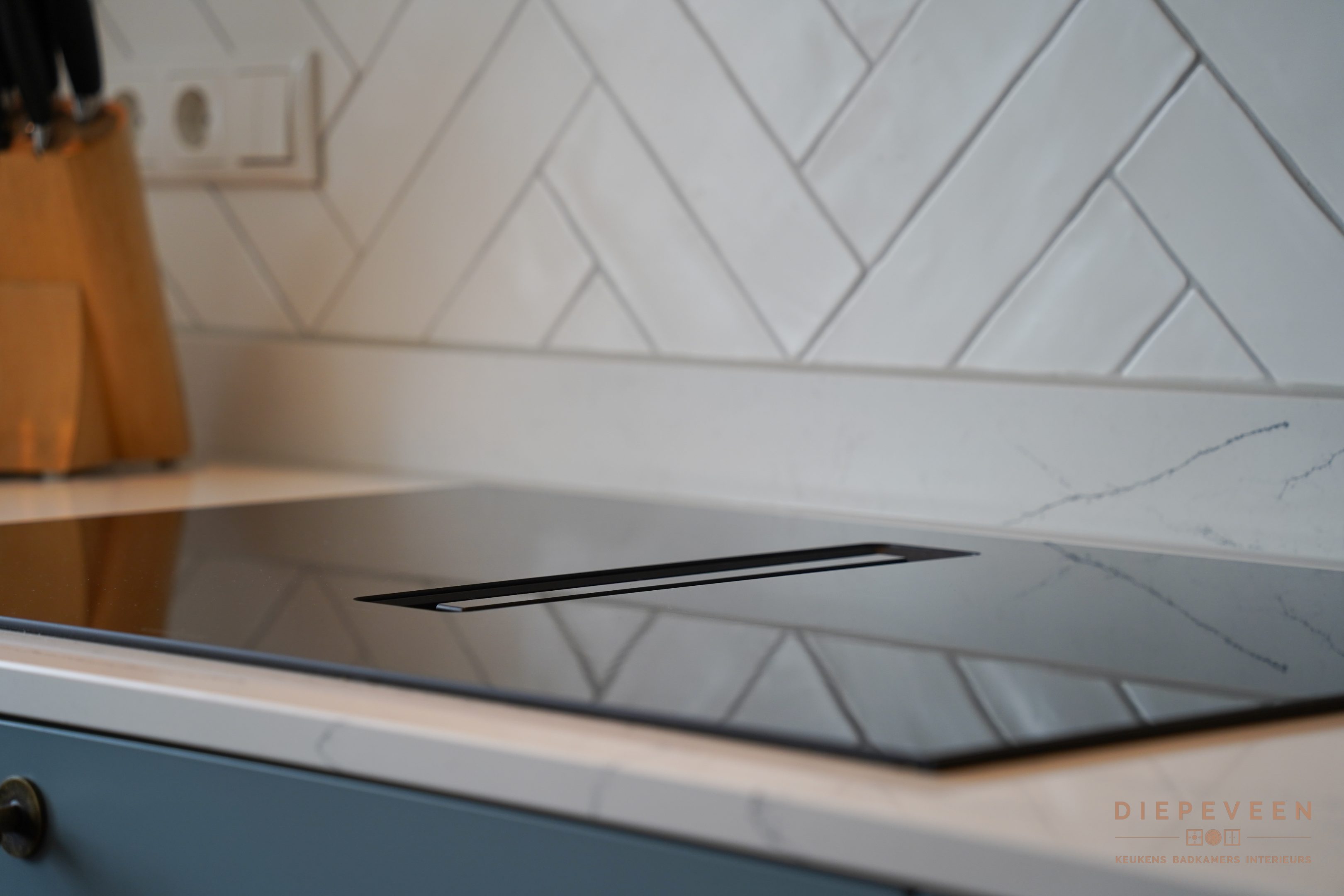 || Blauwe landelijke keuken, Hardinxveld-Giessendam ||